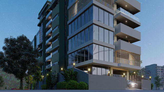 Eight Peaks Engineering 3D rendering &mdash; multi-family & mixed-use example 1