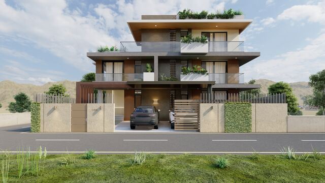 Eight Peaks Engineering 3D rendering &mdash; single-family residential example 1