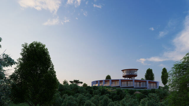 Eight Peaks Engineering 3D rendering &mdash; hospitality & resort example 1