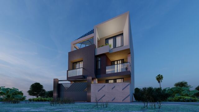 Eight Peaks Engineering 3D rendering &mdash; single-family residential example 5