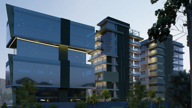 Eight Peaks Engineering 3D rendering &mdash; multi-family & mixed-use example 7