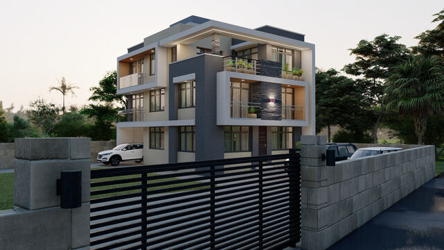 Eight Peaks Engineering 3D rendering &mdash; single-family residential example 6