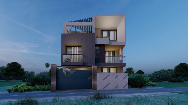 Eight Peaks Engineering 3D rendering &mdash; single-family residential example 7