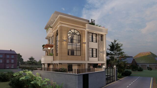 Eight Peaks Engineering 3D rendering &mdash; single-family residential example 8