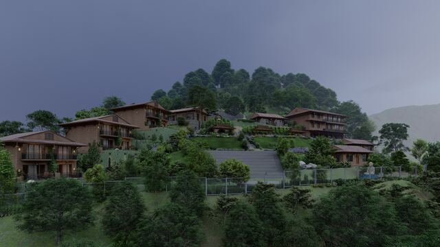 Eight Peaks Engineering 3D rendering &mdash; hospitality & resort example 5