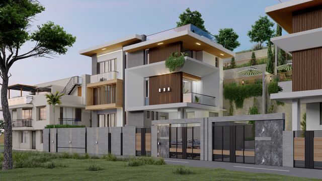 Eight Peaks Engineering 3D rendering &mdash; single-family residential example 12