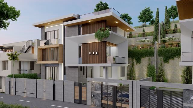 Eight Peaks Engineering 3D rendering &mdash; single-family residential example 14