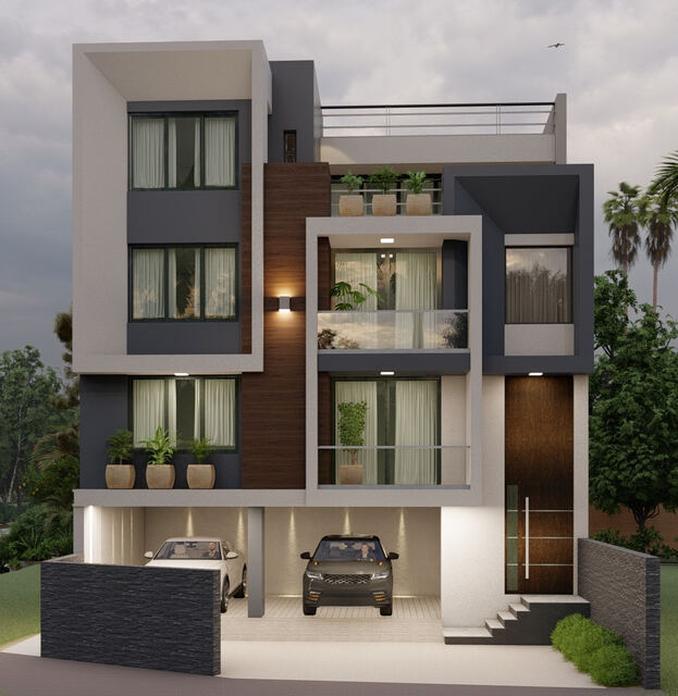 Eight Peaks Engineering 3D rendering &mdash; single-family residential example 15