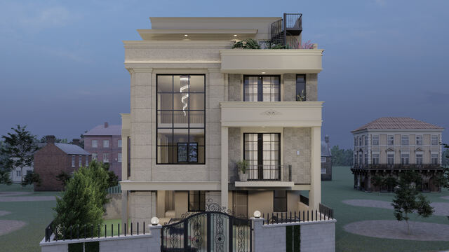 Eight Peaks Engineering 3D rendering &mdash; single-family residential example 16