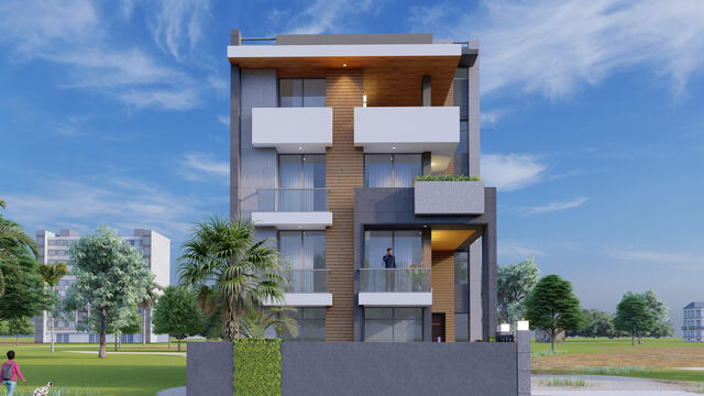 Eight Peaks Engineering 3D rendering &mdash; multi-family & mixed-use example 11