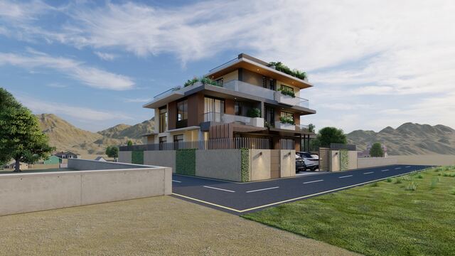 Eight Peaks Engineering 3D rendering &mdash; single-family residential example 18